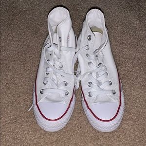 High top white converse